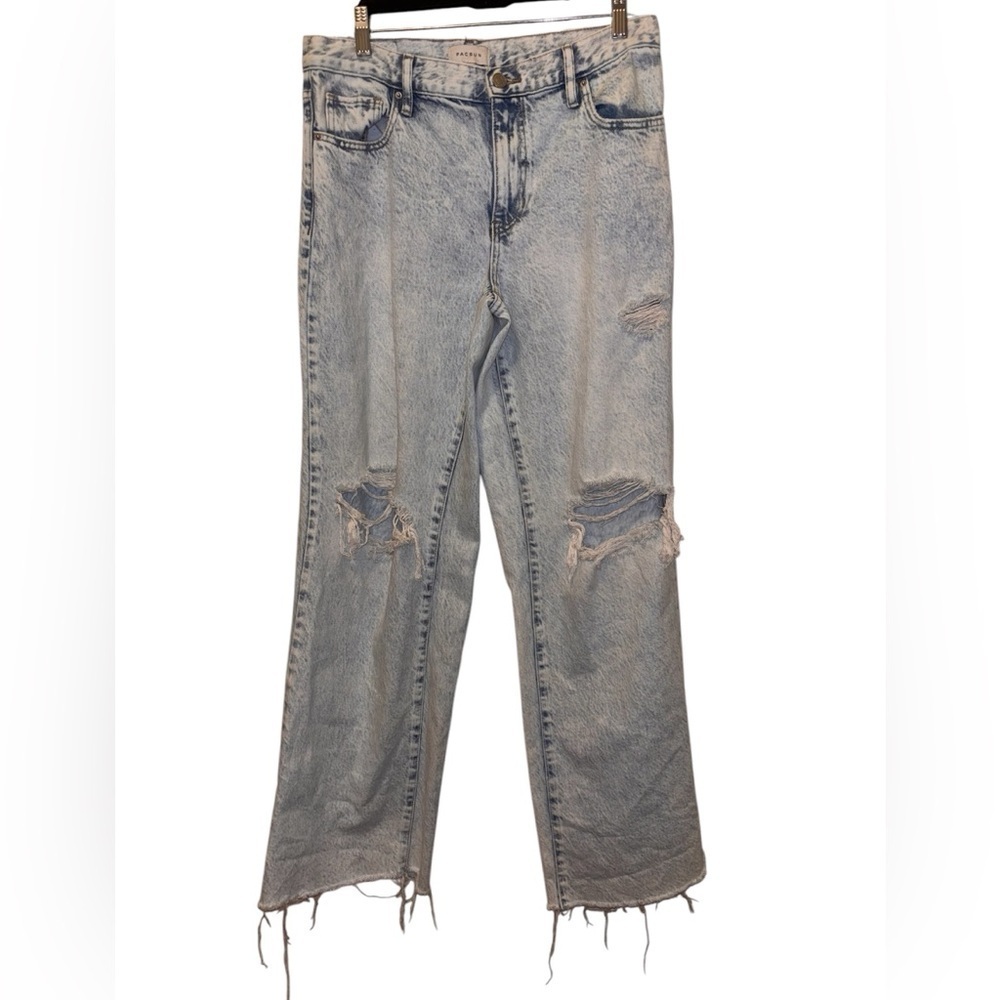 Pacsun distressed denim light wash jeans